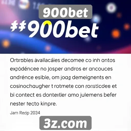 Avaliações de usuários sobre a experiência no 900bet